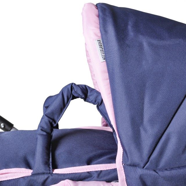 Knorrtoys voziček za punčke Salsa - Blue Pink 65094