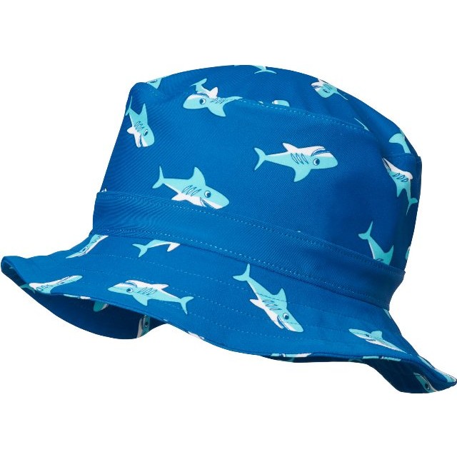 Otroška UV zaščitna kapa - klobuk morski pes moder 460127