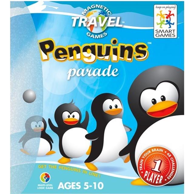 Smart Games Parada pingvinov (48 izzivov), magnetna potovalna igra A18