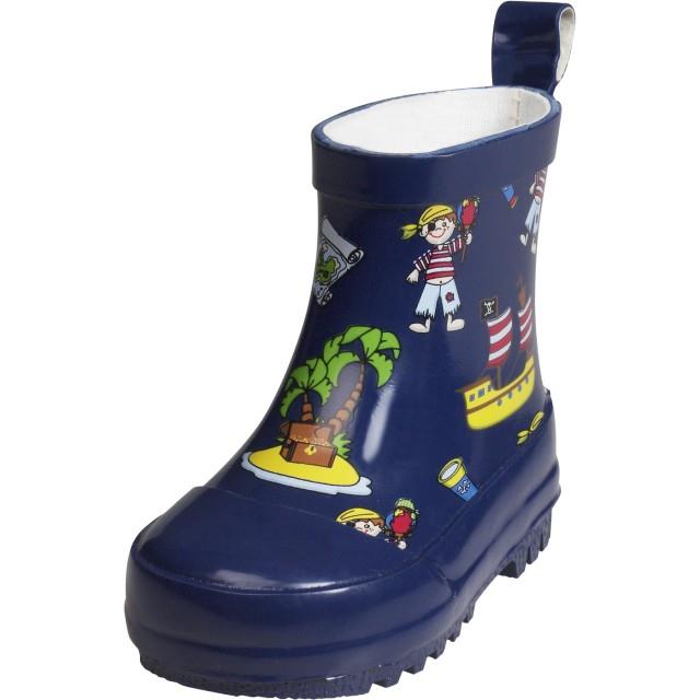 Otroški gumijasti dežni škornji pirat - nizki