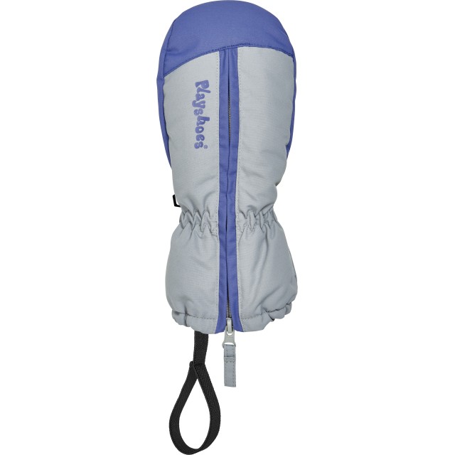 Rokavice smučarske za otroke na prst na zadrgo sive 422029