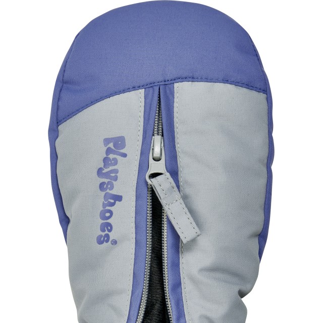 Rokavice smučarske za otroke na prst na zadrgo sive 422029