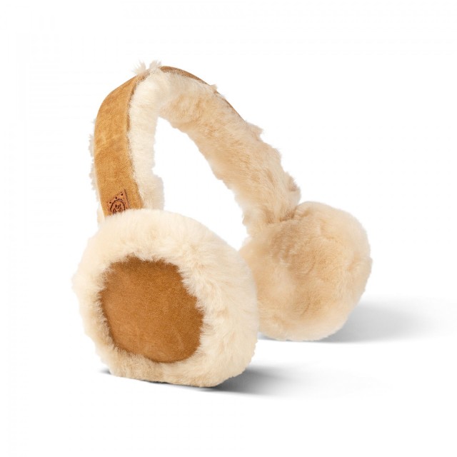 Naušniki Fellhof Merino rjavi