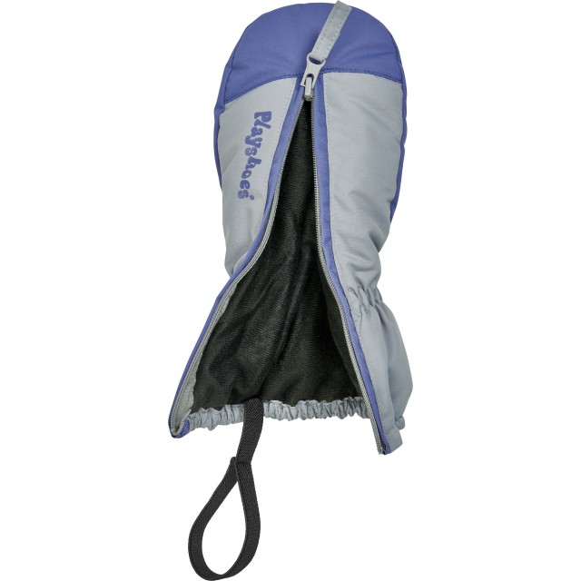 Rokavice smučarske za otroke na prst na zadrgo sive 422029