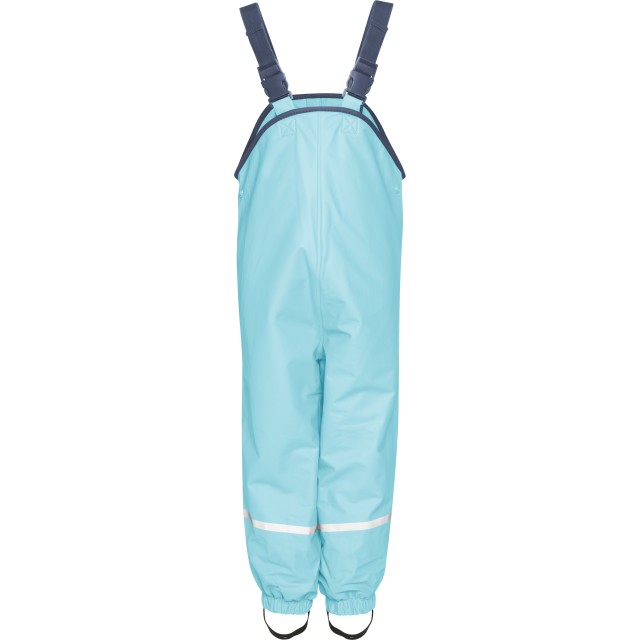 Otroški dežni komplet basic s flis podlogo turkizno moder/pink 408680