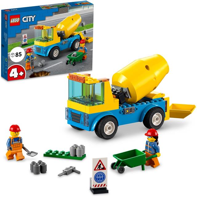 Lego 60325 City Great Vehicles Tovornjak z mešalnikom betona - 60325