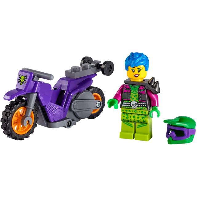 LEGO® City 60296 Kaskaderski motor za vožnjo po zadnjem kolesu