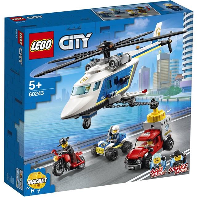 Lego City 60243 Pregon s policijskim helikopterjem
