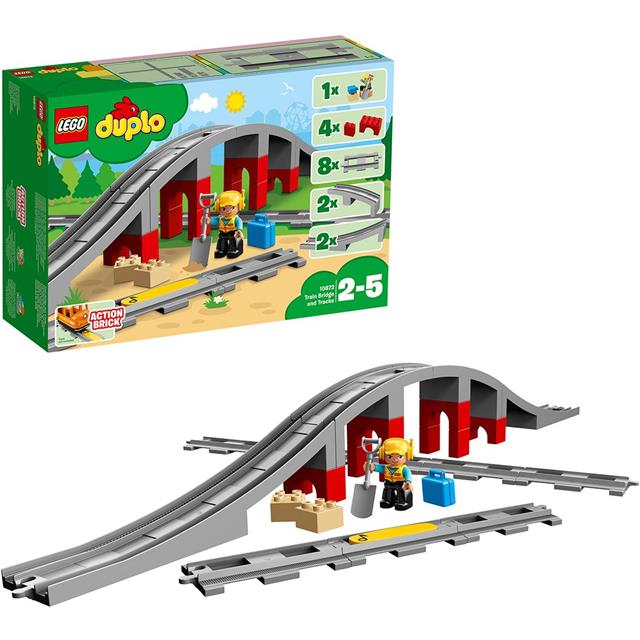 Lego Duplo Železniški tiri in most - 10872