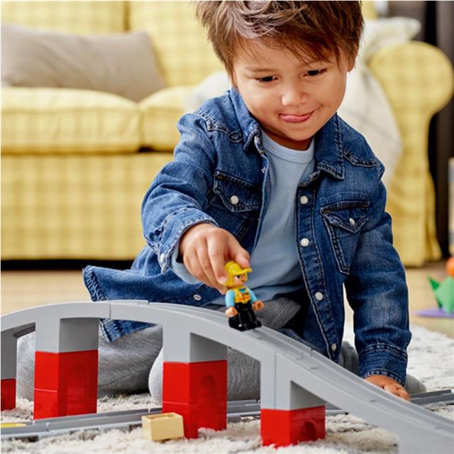 Lego Duplo Železniški tiri in most - 10872