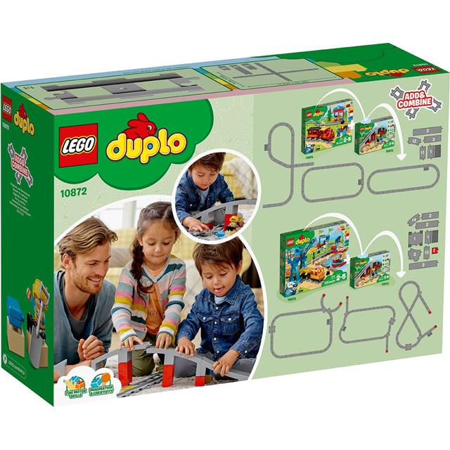 Lego Duplo Železniški tiri in most - 10872