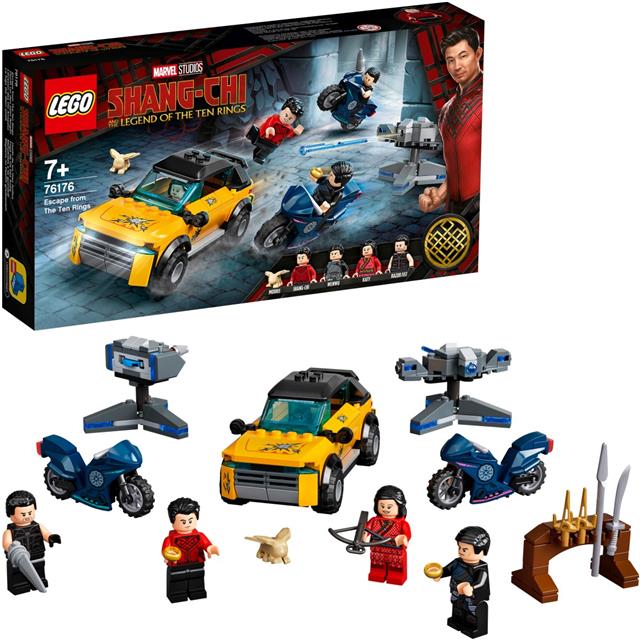 Lego Super Heroes 76176 Shang-Chijev Pobeg pred organizacijo Deset prstanov