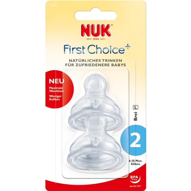 NUK Cucelj First Choice Plus - silikonski, L