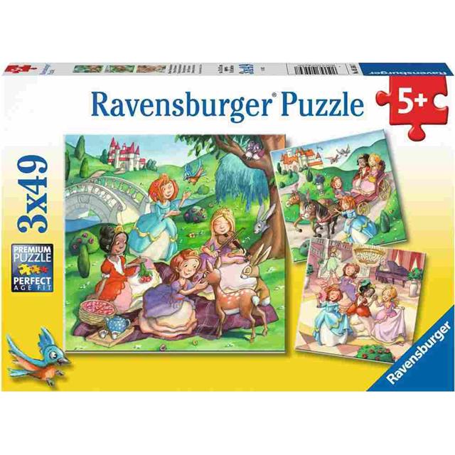 Sestavljanka Male princese 3x49d