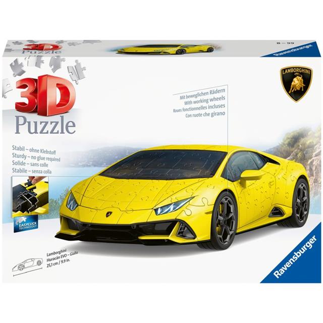 Ravensburger sestavljanka 3D Lamborghini Huracán EVO-Giallo 108