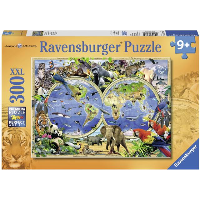 Ravensburger sestavljanka Svet divjih živali 300 kos