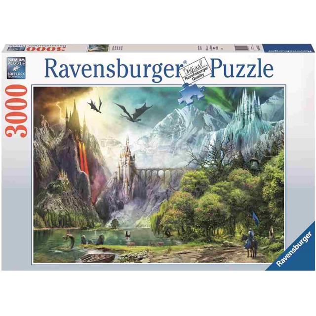 Ravensburger sestavljanka V zmajevem kraljestvu 3000