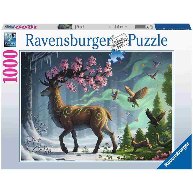 Ravensburger sestavljanka Jelen, fantazija 1000 kos