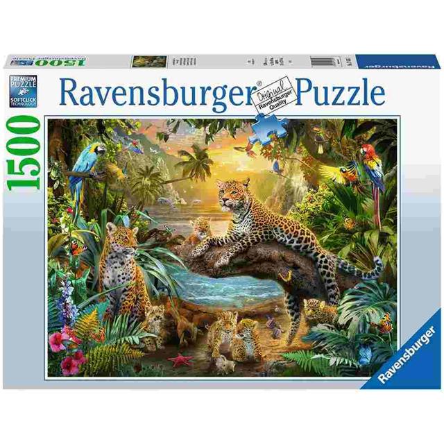 Ravensburger sestavljanka Savana, Leopardi 1500