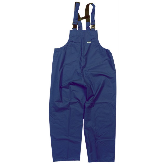 Dežne hlače na naramnice za odrasle Ocean Confort Strech Navy modre