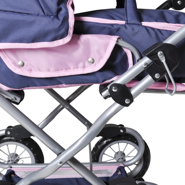 Knorrtoys voziček za punčke Salsa - Blue Pink 65094