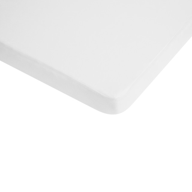 Nepremočljiva elastična Jersey rjuha 70 x 140 cm bela 100% bombaž 770321