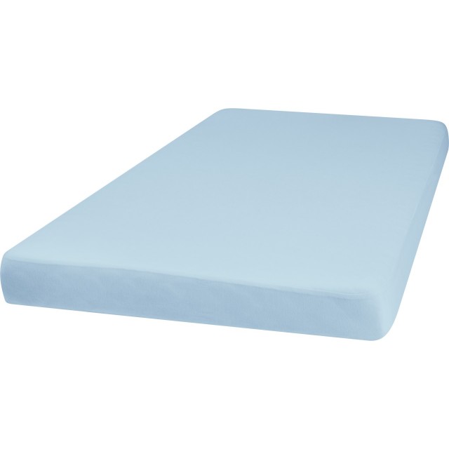 Nepremočljiva elastična Jersey rjuha 70 x 140 cm SV. MODRA 100% bombaž 2 pak 770331