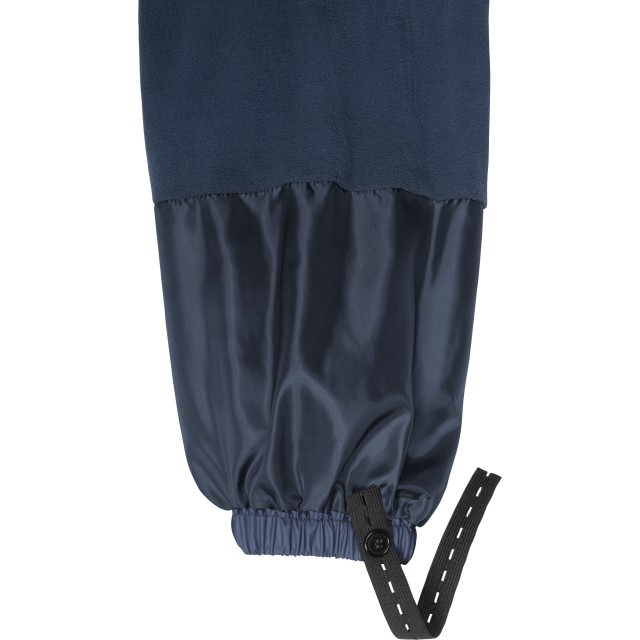 Otroške dežne hlače brez naramnic s flis podlogo modre 408626