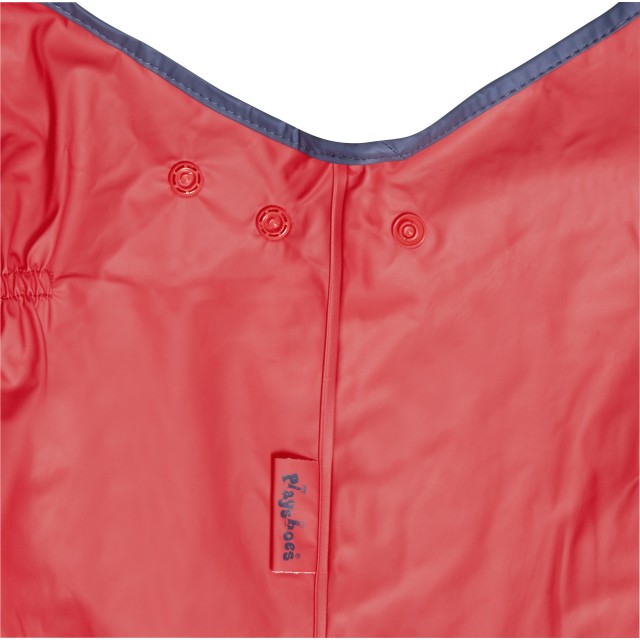Otroške dežne hlače z naramnicami rdeče 405424
