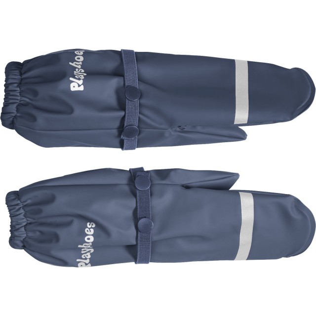 Otroške dežne rokavice s flis podlogo modre 408901