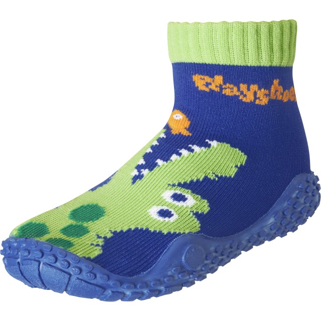 Otroški čevlji nogavice za v vodo krokodil modri/zeleni 174808
