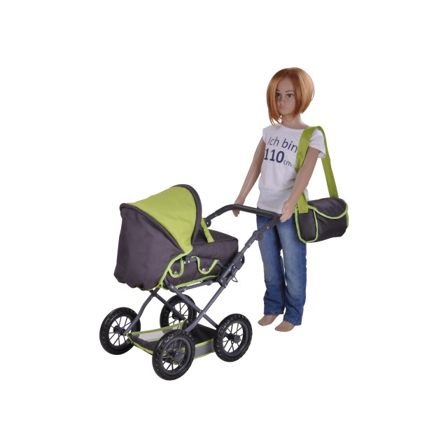 Knorrtoys voziček za punčke - lutke majhen Ruby - Tec Green 63183