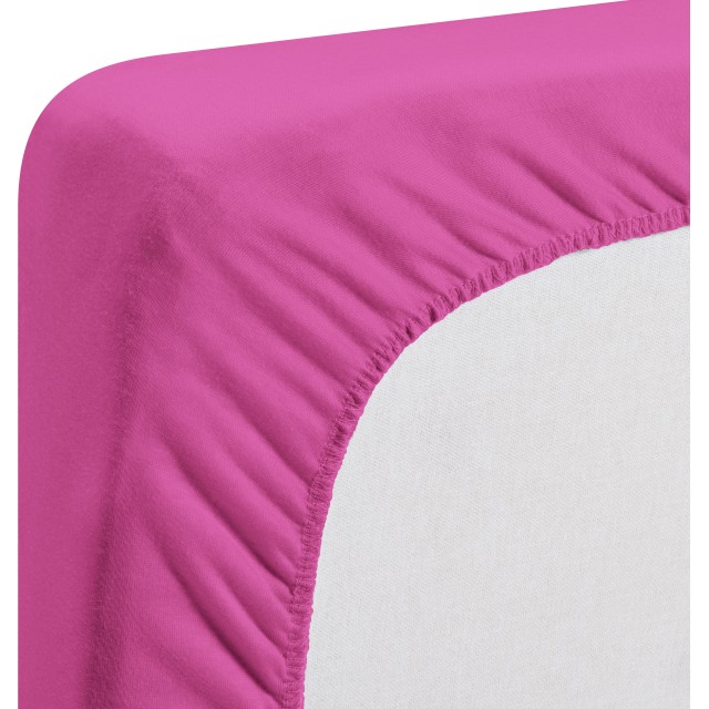 Nepremočljiva elastična Jersey rjuha 70 x 140 cm pink 100% bombaž 770321