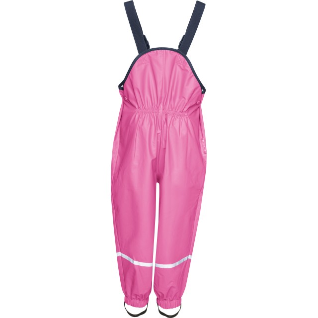 Otroške dežne hlače z naramnicami pink 405424