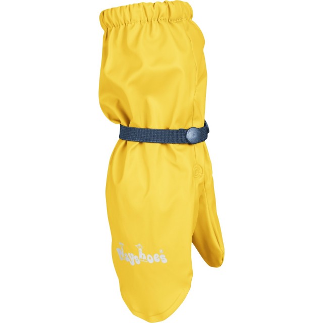 Otroške dežne rokavice s flis podlogo rumene 408901