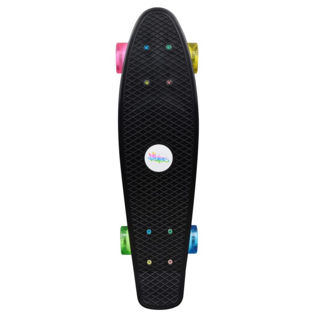 Skateboard rolka No Rules Neon LED kolesa 293