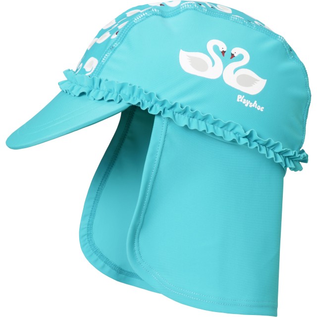 UV zaščitna otroška kapa labod turkizna 461238-015