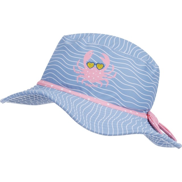 UV zaščitni otroški klobuk rak moder roza 461297