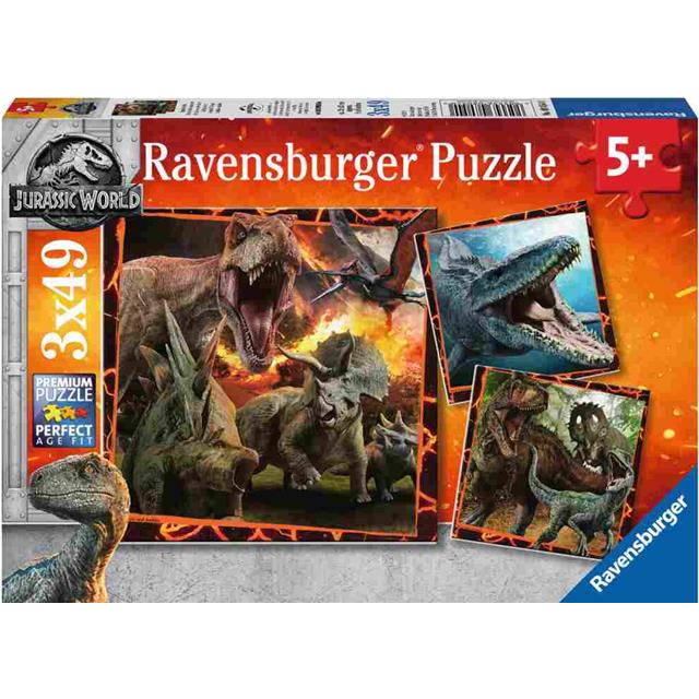 Ravensburger sestavljanka Jurski park 3x49d