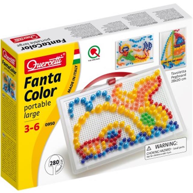 Quercetti Žebljički set, 280 kos, mix