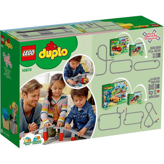 Lego Duplo Železniški tiri in most - 10872