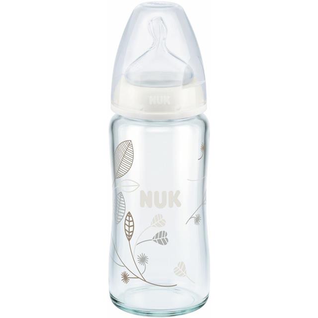 Nuk Steklenička First Choice+, steklo, 240 ml, silikon