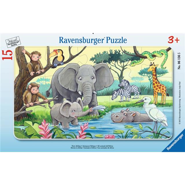 Ravensburger sestavljanka Živali v Afriki 15d