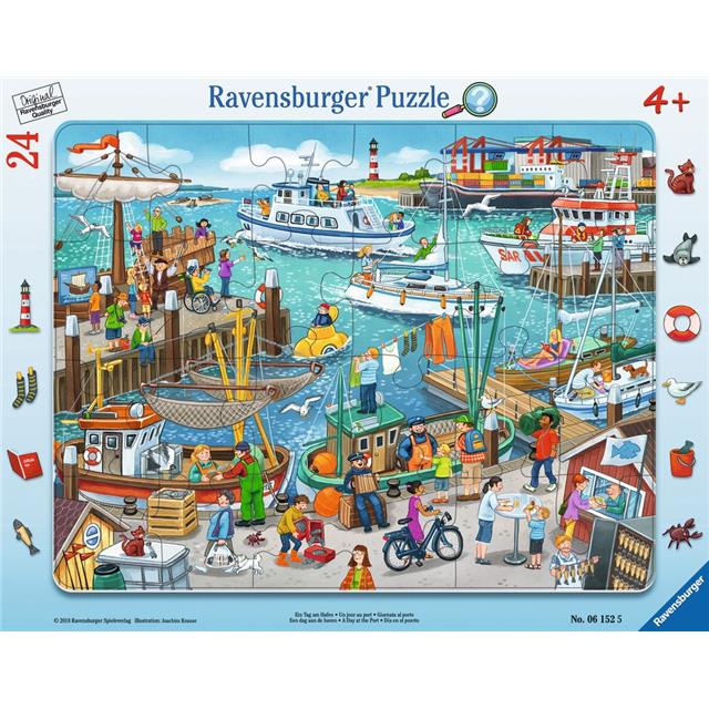 Ravensburger sestavljanka Dan v pristanišču 24d
