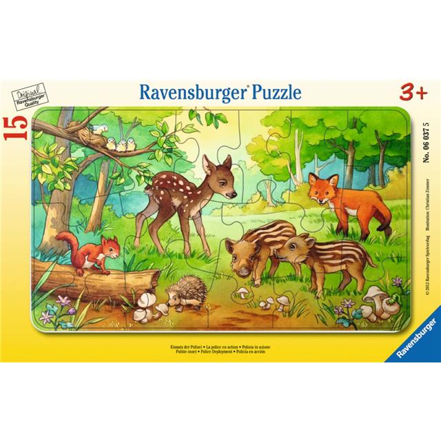 Ravensburger sestavljanka Gozdne živali male 15d