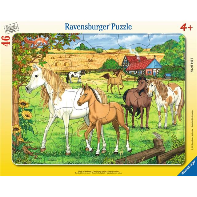 Ravensburger sestavljanka Konji na pašniku 46d