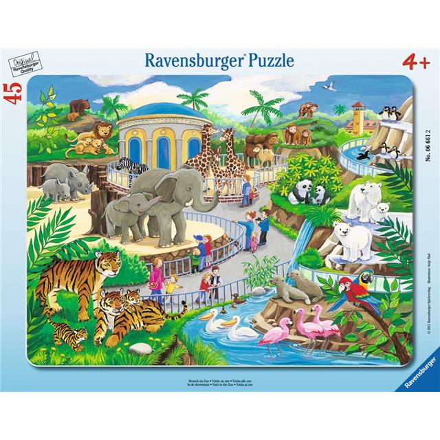 Ravensburger sestavljanka Obišči Živalski vrt 45d - mimo.si