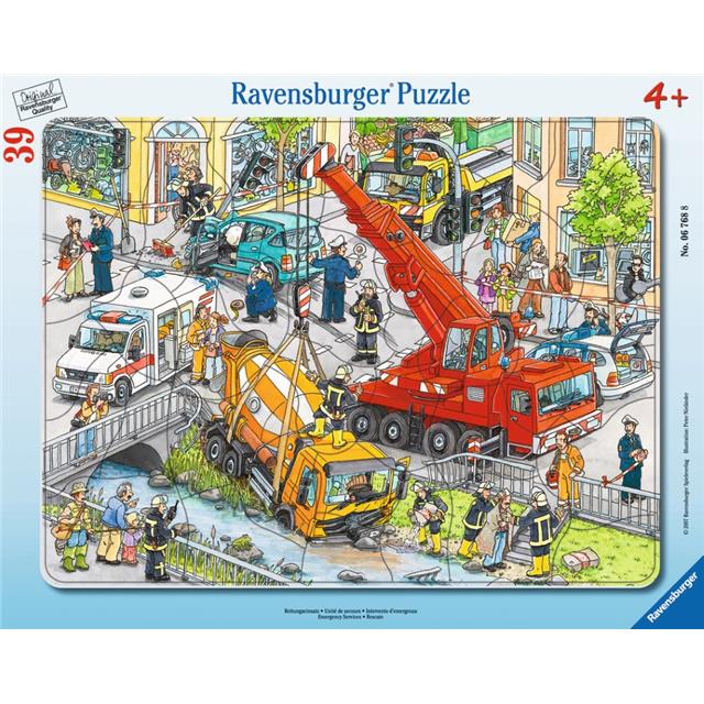 Ravensburger sestavljanka Reševanje na cesti 39d