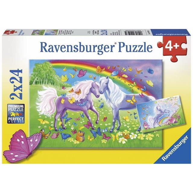 Ravensburger sestavljanka Pravljični konji 2x24d