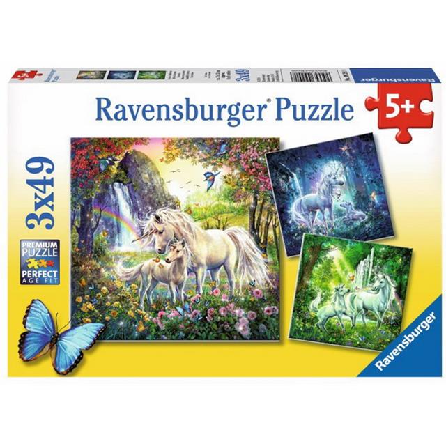 Ravensburger sestavljanka Samorogi 3x49d